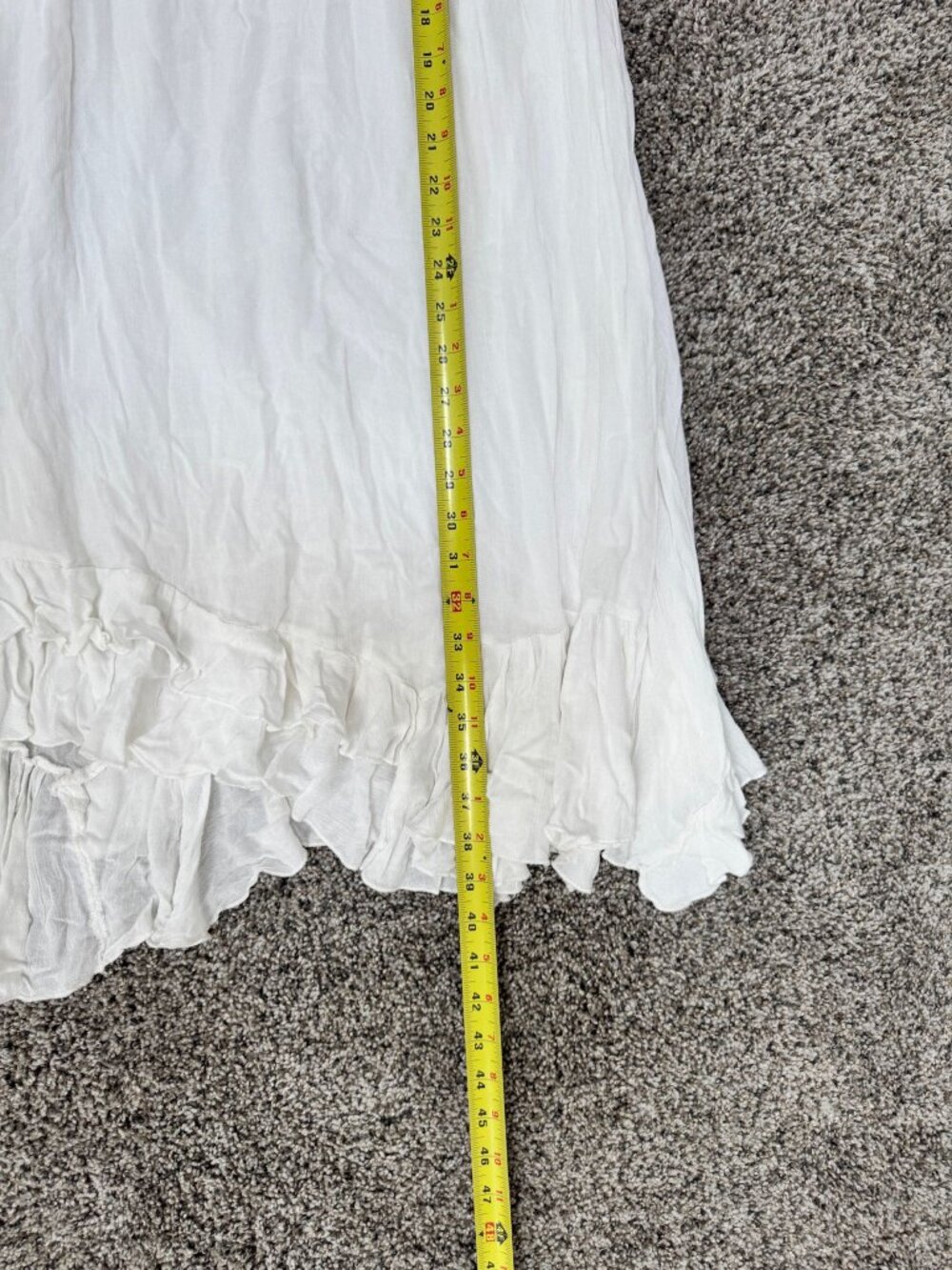 Free People Intimately White Lace Boho Maxi Dress Open Back Size S NWT - Picture 9 of 12